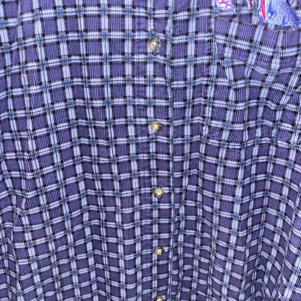 Vintage 90’s Disney Men's Winnie the Pooh Eeyore Purple Button Down Shirt Size S - Picture 2 of 6